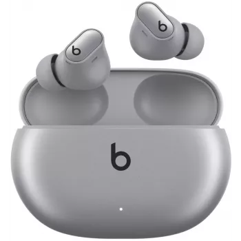 Beats Studio Buds + True Wireless Headphones with Noise Cancellation, Cosmic Silver (MT2P3ZM/A)