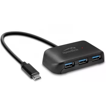 Speedlink Snappy Evo USB-C to 4-Port USB 3.0 Hub (SL-140202-BK)