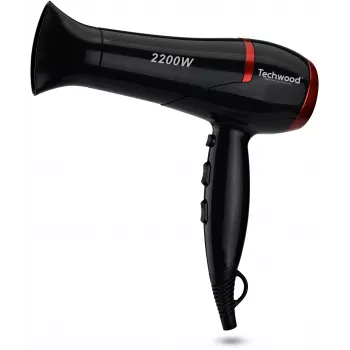 Techwood TSC-2255 Pro Hair Dryer, 2200W, Black (TSC-2255)