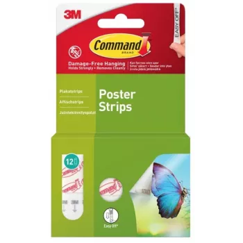3M Command Poster Strips, 12 pcs. (7100336670)