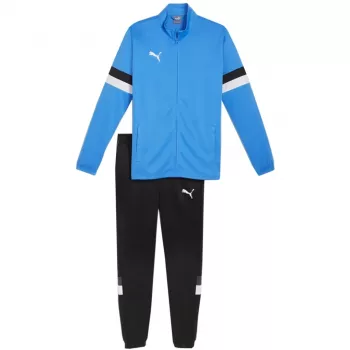 PUMA Men's Team Rise Tracksuit in Blue and Black (Size M)