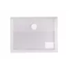 FolderSys Document Wallet A6 with Gusset, Transparent Matt