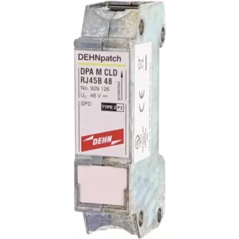 DEHN DPA M CLD RJ45B 48 Surge Arrester DEHNpatch with 2 RJ45 Sockets