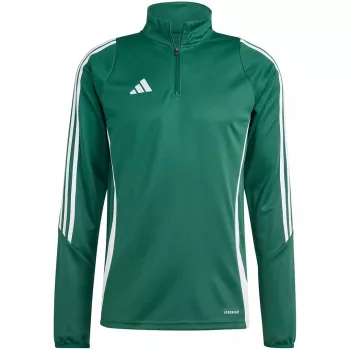 adidas Tiro 24 Training Top Sweatshirt Green/White IS1040 S