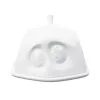 FIFTYEIGHT Butter Dish Hidden White – Porcelain Butter Dish with Hidden Face