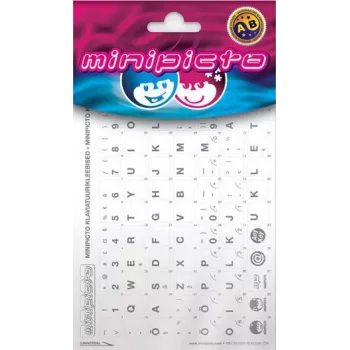 Kolm Lõvi Minipicto Estonian keyboard stickers (KB-UNI-EE01-WHTLTGRY)
