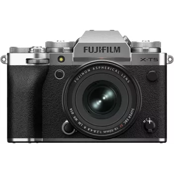 Fujifilm X-T5 / XF16-50mm F2.8-4.8 R LM WR Mirrorless System Camera Kit, Silver (16939461)