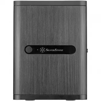 SilverStone Technology SST-CS240 Black Mini-ITX NAS Case with 4 Hot-Swap Bays