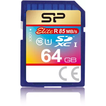 Silicon Power 64GB SDXC UHS-I U1 V10 Memory Card
