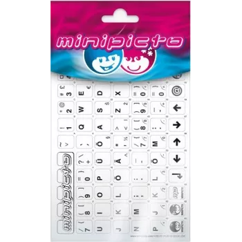 Kolm Lõvi Minipicto Estonian keyboard stickers (KB-UNI-EE01-WHT)