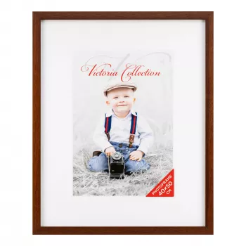 Victoria Collection Cubo Photo Frame 40x50, Brown (21426)