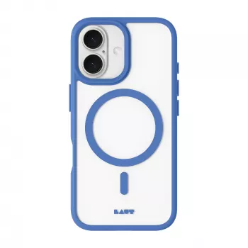 LAUT Huex Protect case for iPhone 16, blue