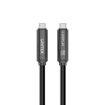 Unitek USB-C active optical cable 10Gbps PD60W 8K@30Hz 12m black