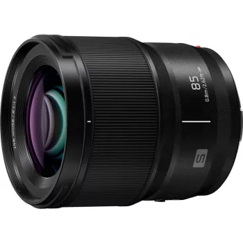 Panasonic LUMIX S 85mm F1.8 Lens (S-S85E) - Full-Frame L-Mount Prime for Portraits and Low Light
