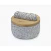 Joseph Joseph Dash Mortar and Pestle with Bamboo Lid, Ceramic, White