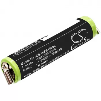 Cameron Sino Ni-MH Replacement Battery for Wella Bella Super Chromini, Contura, Moser Chromini, Wahl Super Taper and Others (1.2V, 1500mAh, WM1590-7290)