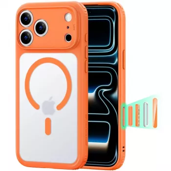 ESR Classic Hybrid MagSafe Case for iPhone 17 Pro Max / 18 Pro Max - Matte Orange
