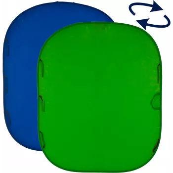 Manfrotto Chromakey Background 1.8 x 2.1 m, Blue/Green (LL LC5987)