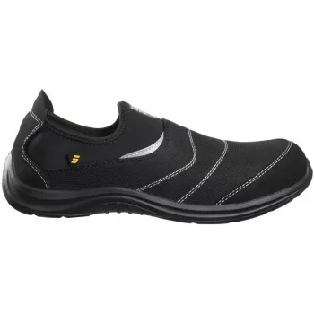 Safety Boots YUKON S1P/45 - Steel Toe & Midsole, Antistatic, Slip-Resistant SRC, Action Leather, Black, Size 45