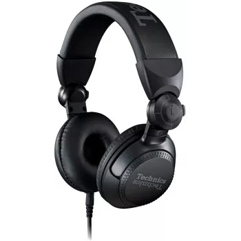 Technics EAH-DJ1200EK Professional DJ Headphones, Black