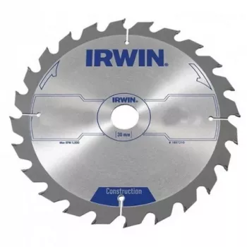 IRWIN WIDIA Circular Saw Blade 250mm x 30mm Bore, 40 Teeth, Carbide-Tipped, ATB, for Wood