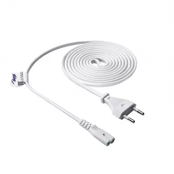 Akyga AK-RD-06A power cable CEE 7/16 (Euro plug) to IEC C7, 2.5 A, 1.5 m, white