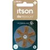 ITSON PR312(41)IT/6RM Zinc-Air Hearing Aid Batteries Size 312 (Brown Tab) – 6-Pack