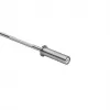 Olympic Barbell with Ball Bearings, 120cm, 9kg, Chrome-Plated Steel, Rotating Sleeves, 150kg Max. Load