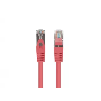Lanberg 10-Pack Cat.6 FTP Patch Cable 0.5m Red Fluke Passed