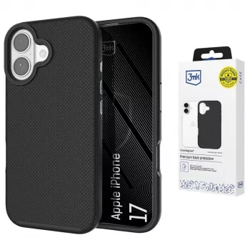 3MK Fortis MagCase for Apple iPhone 17 - Transparent Protective Case with MagSafe