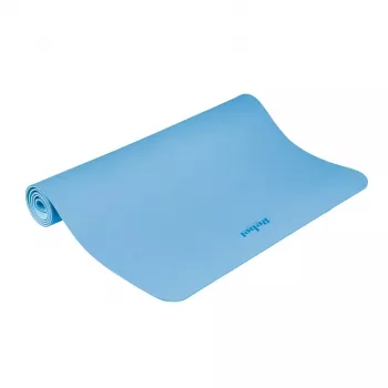 REBEL ACTIVE Blue TPE Training Mat 200x115x1 cm for Yoga, Pilates, Fitness, Gymnastics