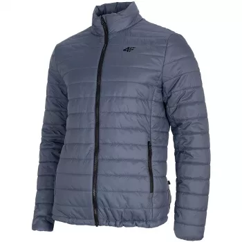 4F Men's Padded Jacket H4L21 KUMP004 Dark Grey Melange Size S