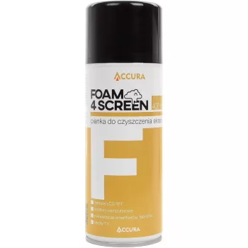Accura Screen Foam Cleaner 400ml – Antistatic, Streak-Free Aerosol Spray for All Screen Types
