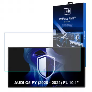 3MK PROTECTION TechWrap Matte Screen Protector for Audi Q5 FY (2020-2024) 10.1 inch Centre Display