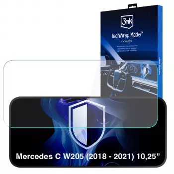 3MK PROTECTION TechWrap Matte Screen Protector for Mercedes-Benz C-Class W205 (2018-2021) 10.25 inch Centre Display