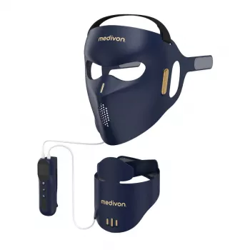 Medivon Lumi 3D Pro LED Face Mask, Navy Blue