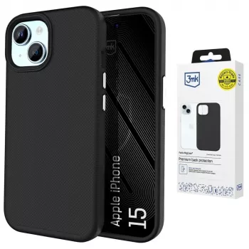 3MK Fortis MagCase for Apple iPhone 15 - Transparent MagSafe Back Cover