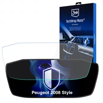 3MK PROTECTION Peugeot 2008 Style TechWrap Matte Screen Protector for the Instrument Cluster