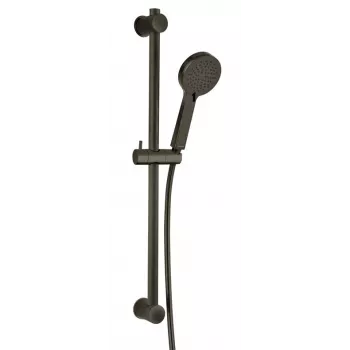 FERRO Rillo 3-Jet Hand Shower Set Gun Metal N365GM