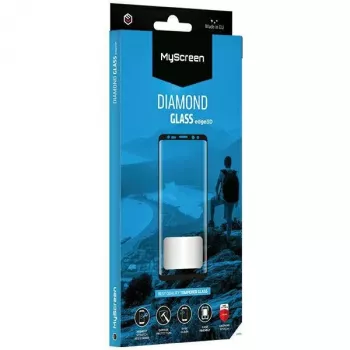 MyScreen Diamond Glass edge3D Tempered Glass for Realme 14 Pro, Black