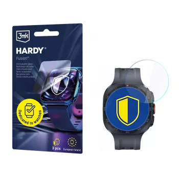 3mk Hardy Fusion watch protection for Samsung Galaxy Watch Ultra 2 (2026) - transparent hybrid film screen protector