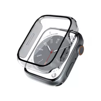 Crong Hybrid Watch Case with Tempered Glass for Apple Watch 40mm - Clear