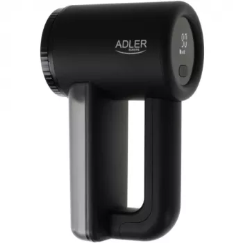 Adler AD 9617 Lint Remover with LCD Display, 3 Speeds, Rechargeable 3.7 V 2000 mAh Li-Ion Battery, USB Charging, 5 W, Black