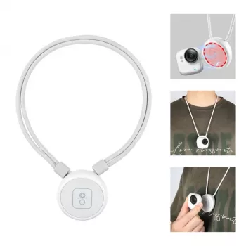 PULUZ PU1205W Magnetic Neck Mount Lanyard for Insta360 GO Ultra, White