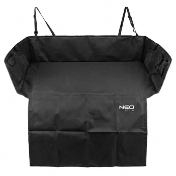 NEO TOOLS 11-474 Universal Boot Liner for Cars, SUVs and Estates, Waterproof, Dirt and Scratch Resistant, Black, 145 x 120 cm