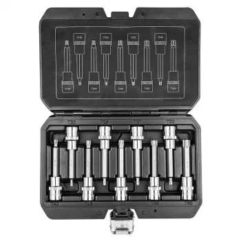 NEO TOOLS Torx Bits on Socket 100 mm, Set of 9