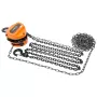 NEO TOOLS 1 Tonne 3 m Manual Chain Hoist with 6 mm Load Chain and Double Pawl Brake