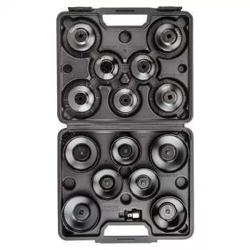 NEO TOOLS Oil Filter Socket Set 16-Piece (65-100 mm, 3/8