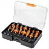 NEO TOOLS 15-Piece Carbide Burr Set with 8 mm Shank in Wooden Case