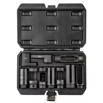 NEO TOOLS Lambda Sensor and Injector Socket Set, 10-Piece, 3/8
